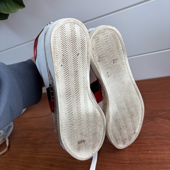 Steve Madden Women's Lex Espadrille White Sneakers Shoes Stripes 6 M EUC Classic - Picture 9 of 9